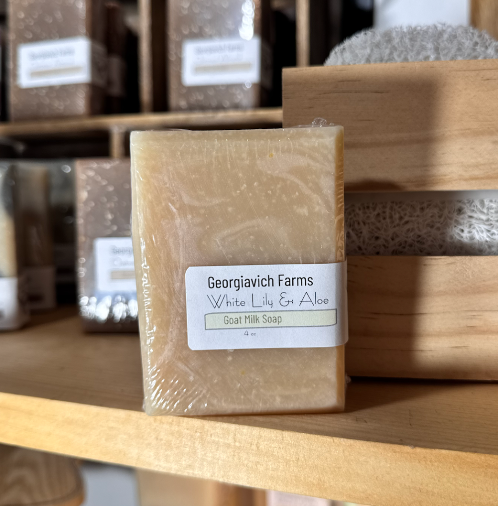 White Lily Aloe Goat Milk Soap|1036