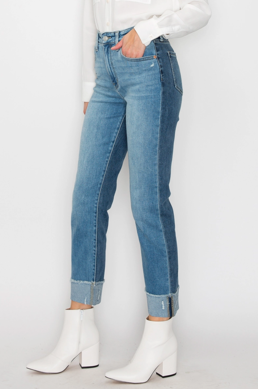 High Rise Straight Jean|1399