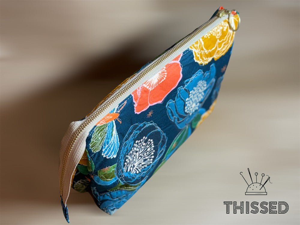 Dusk BloomZip Quilted Pouch by Thissed|1545