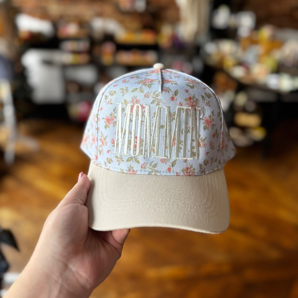 Blue Flower mommin' Hat|1481