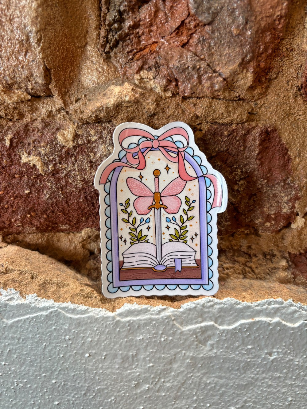Fantasy Bookish Water Resistant Sticker|1620