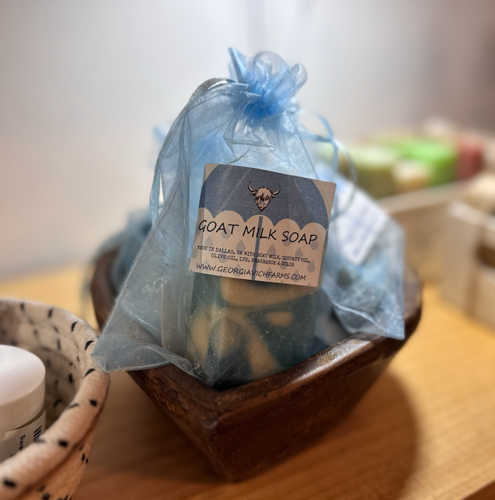 Blue Swirl Goat Milk Soap|1029