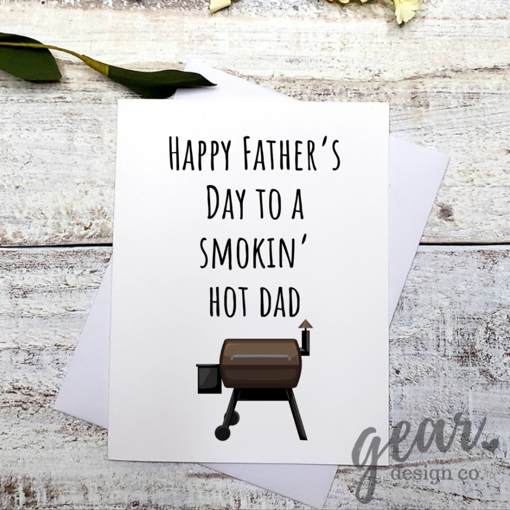 Smokin' Hot Dad Card|1060