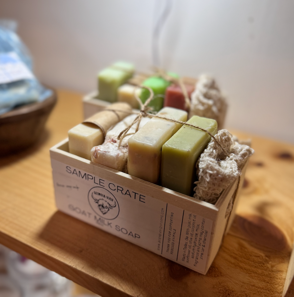 Sample Crate Goat Milk Soap - 4 Bars|1025