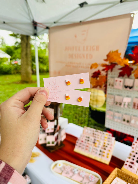 Candy Corn Studs|1708