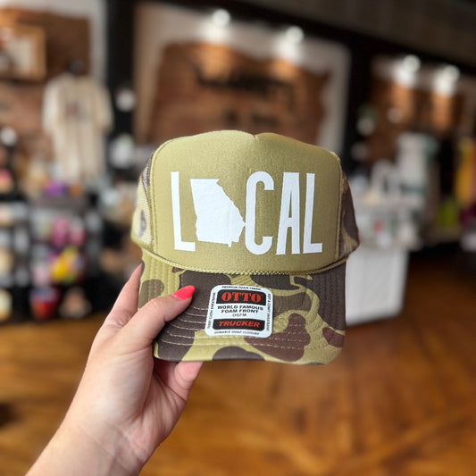 Local Camo Trucker Hat|1638