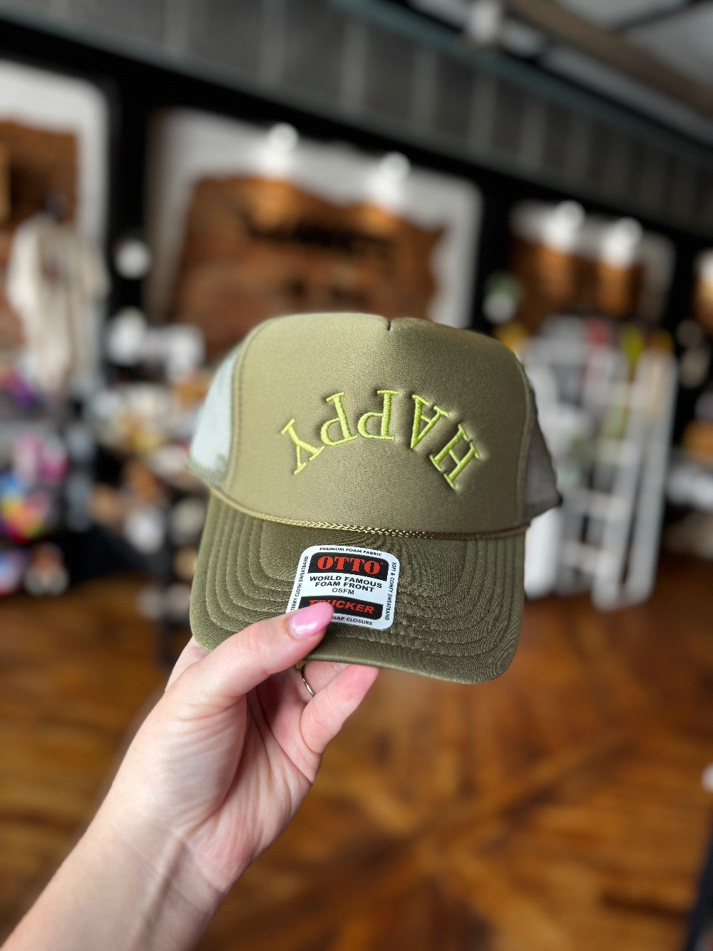 Happy Trucker Hat|1478