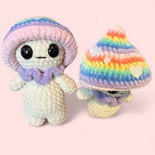 Mushroom Friend - Rainbow/Heart|1240