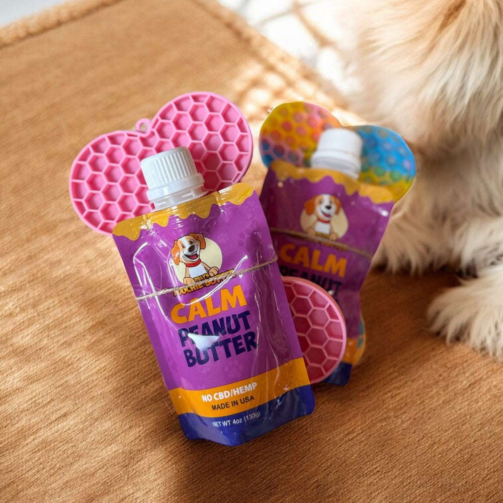 Dilly's Calming Peanut Butter 4oz + Lick Mat Bundle|682