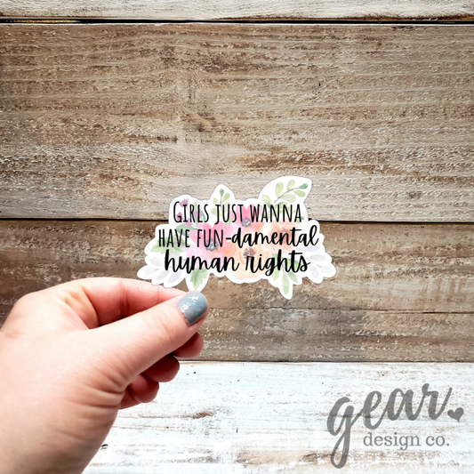 Fundamental Human Rights Sticker|1145