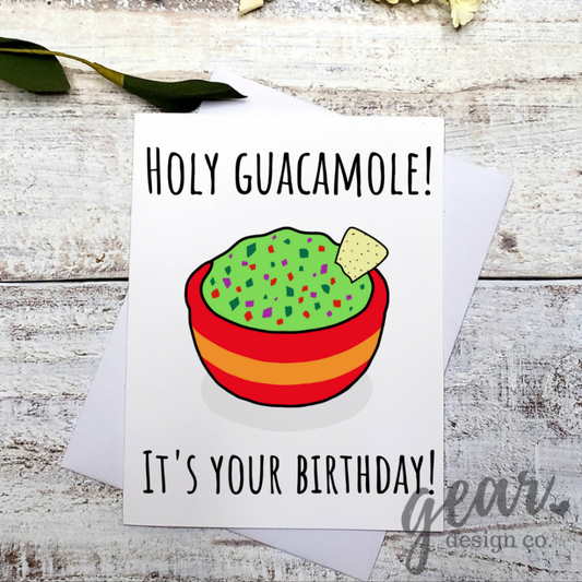 Holy Guacamole Card|874