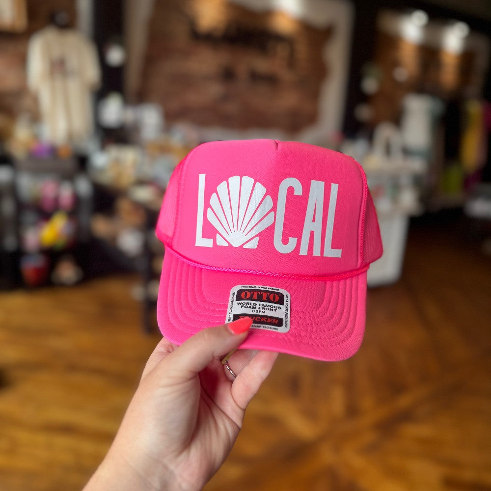 Local Pink Shell Hat|1637