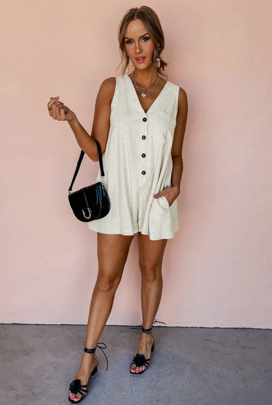 V-neck Romper|646