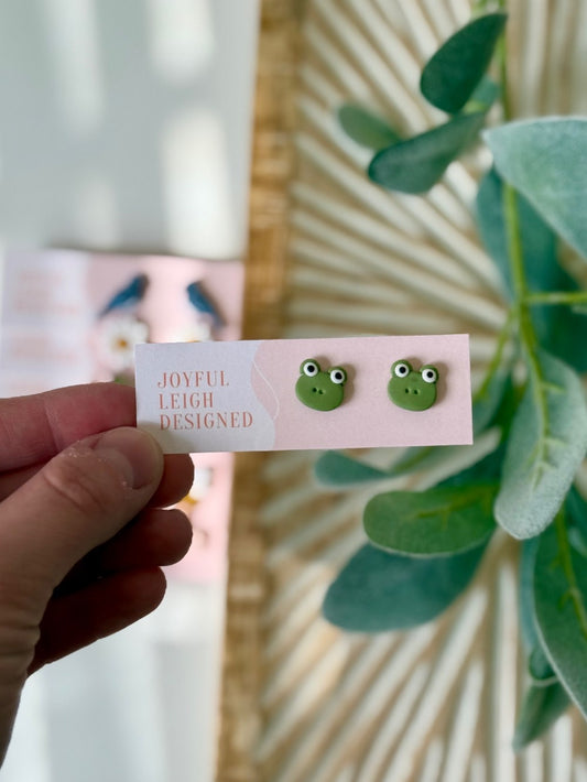Frog Face Studs|88