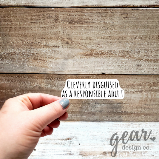 Responsible Adult Sticker|1131