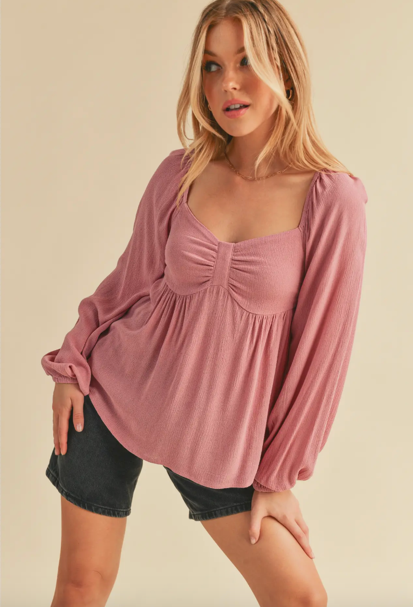 Silvana Top in Mauve|1670
