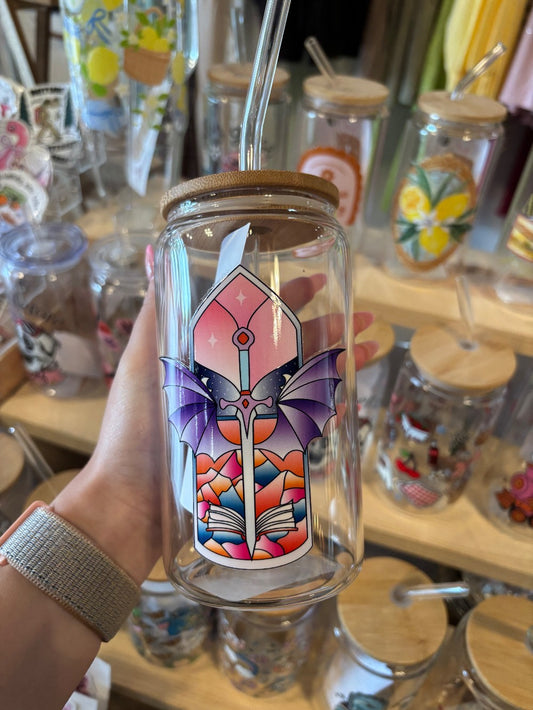 4W Inspired Glass Can Cup|1586