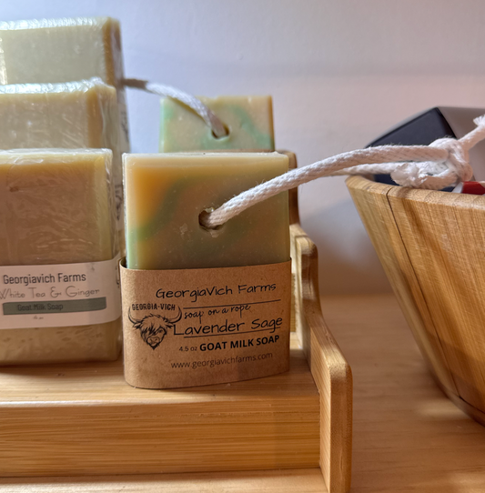 Lavender Soap on a Rope|1035