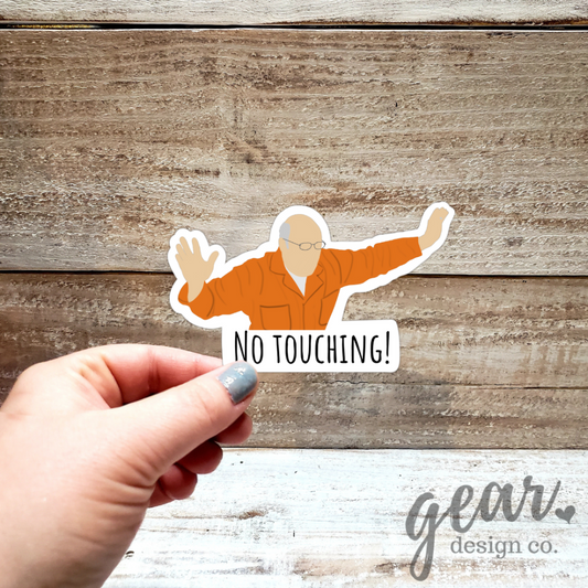 No Touching Sticker|1153