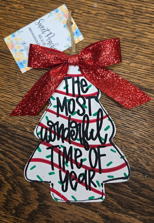 Christmas Tree Cake Ornament|1431