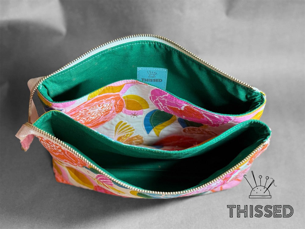 Dawn BloomZip Quilted Pouch by Thissed|1551