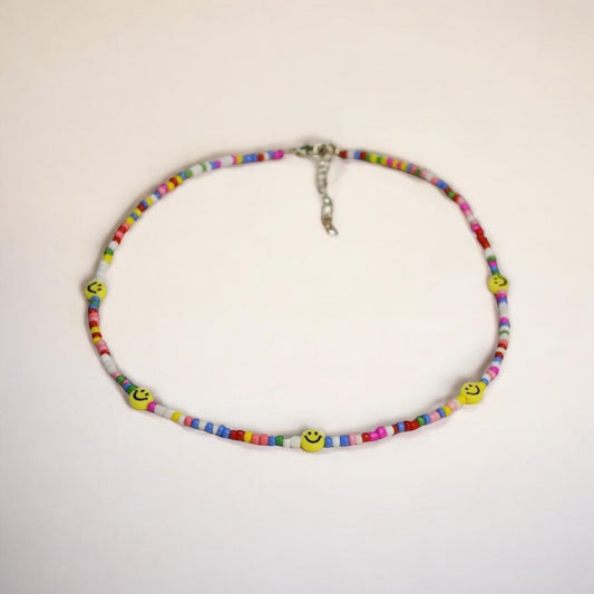 Multi-Color Happy Short Necklace|764