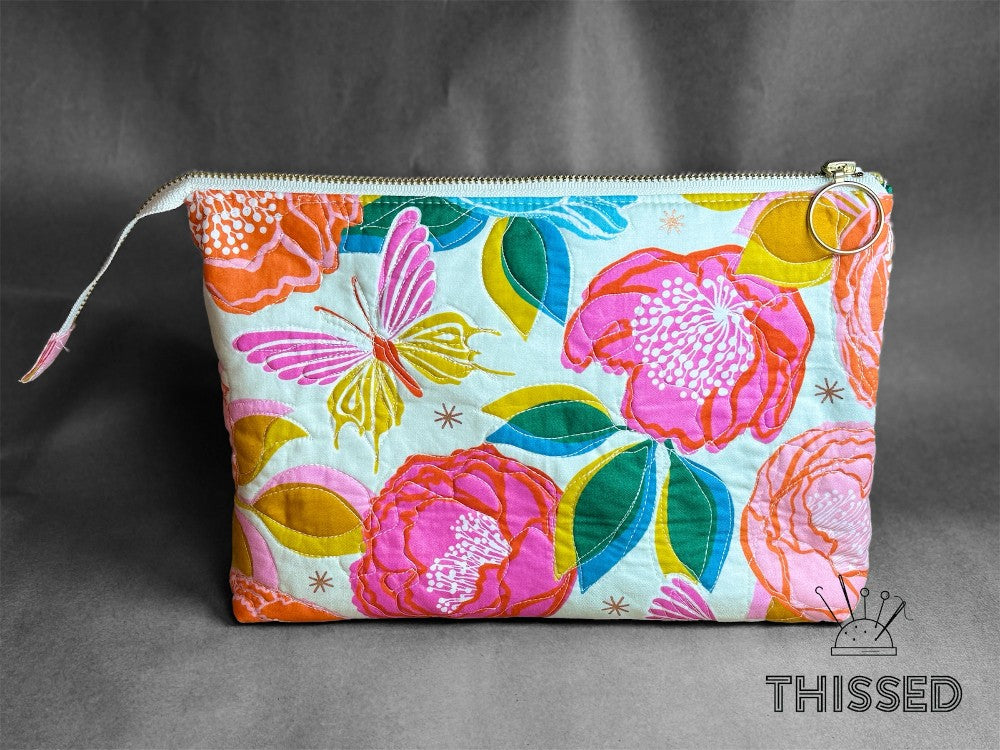 Dawn BloomZip Quilted Pouch by Thissed|1550