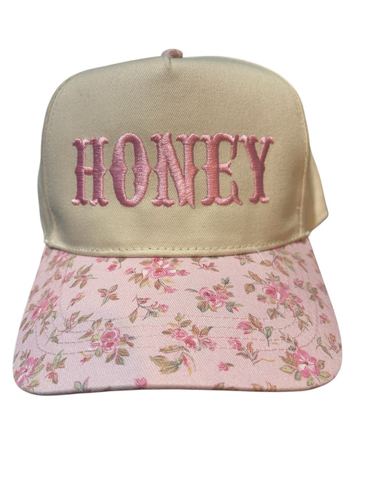 Honey Embroidered hat|1740