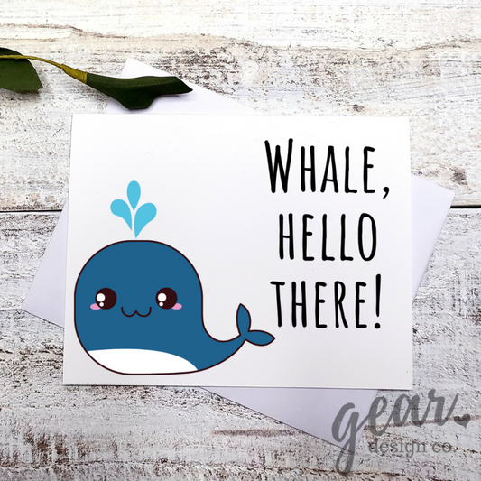 Whale Hello There Card|910