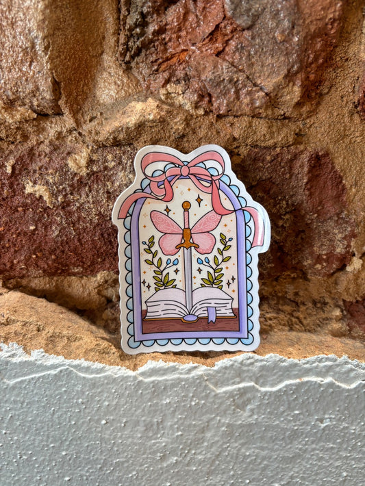 Fantasy Bookish Water Resistant Sticker|1620