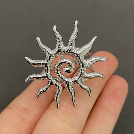 Silver Sun Ring|1719