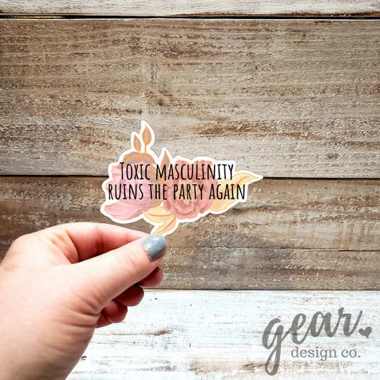 Toxic Masculinity Sticker|1144