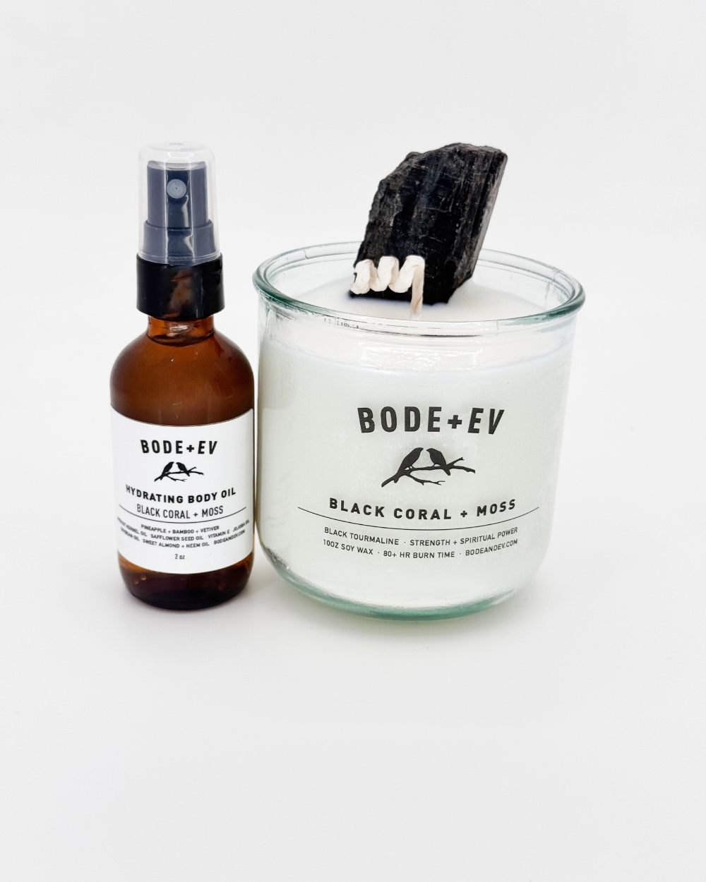 Soy Wax Candle + Hydrating Body Oil|1383