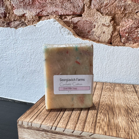 Confetti Cotton Goat Milk Soap|846