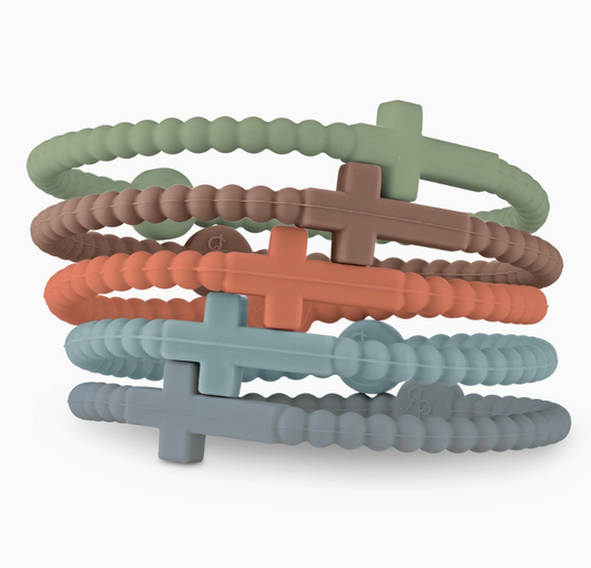 Jesus Bracelet (Silicone Cross Bracelet) 7.5"|1337